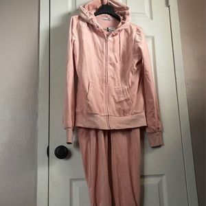 Fashion Nova velour track suit